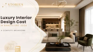 Luxury interior design cost breakdown for 2BHK and 3BHK homes in Bangalore by Stories Design Studio