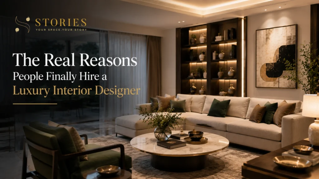 Luxury home interior in Bangalore designed around lifestyle, functionality, comfort, and cohesive design.
